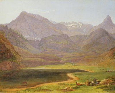 Der Funtensee, 1841 von Gustav Reinhold